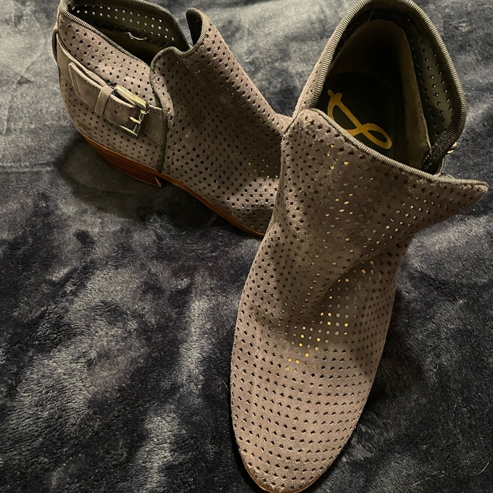 Sam Edelman Soft Navy Booties…EUC